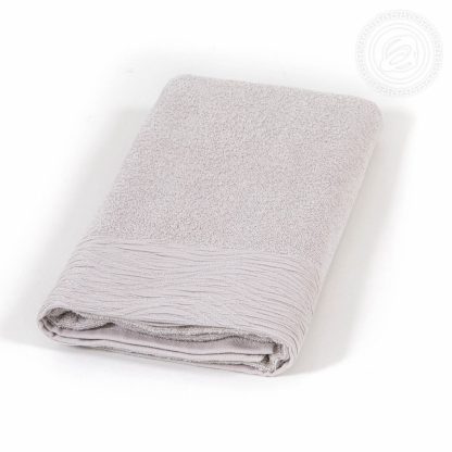 полотенце махровое серый 2
