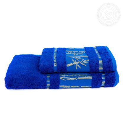 Набор полотенец Бамбук ярко-синий