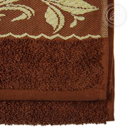 полотенце махровое коричневый 2