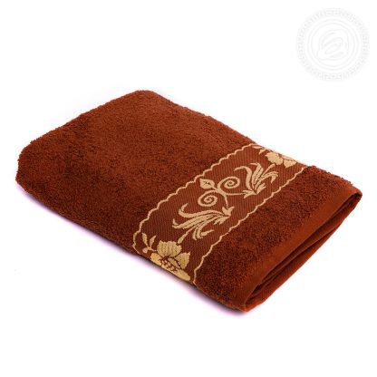 Прованс полотенце махровое коричневый