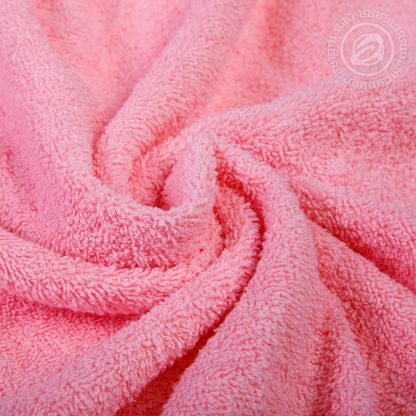 полотенце махровое розовый 2