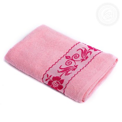 Прованс полотенце махровое розовый