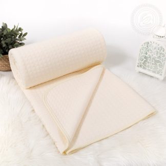 Соты белые одеяло-покрывало трикотаж