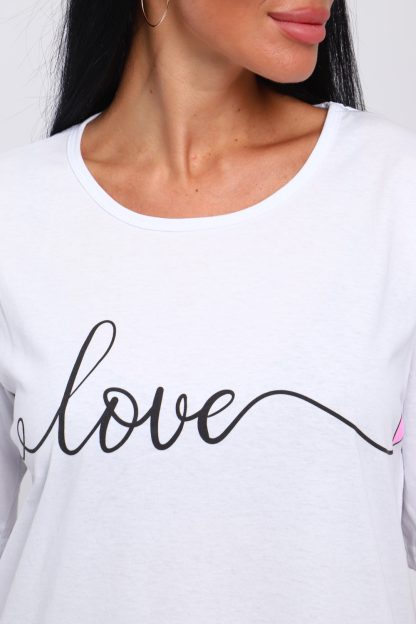 Футболка с надписью Love, Арт. 801 — изображение 3