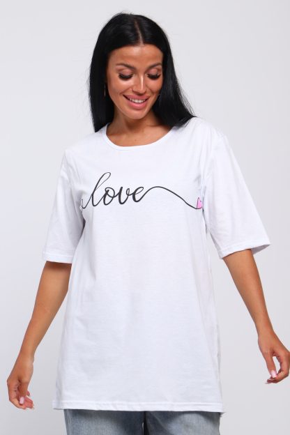 Футболка с надписью Love, Арт. 801 — изображение 2