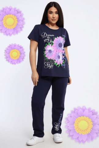 646 Костюм с брюками - Gerbera Style